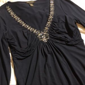 Whbm 3/4 sleeve blouse